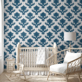 French Tapestry Blue and White 壁紙