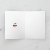 French Tea Party Cupcake Design カード (内部)