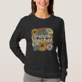 French Teacher Groovy French Teaching  1 Tシャツ (正面)