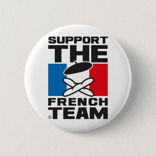 FRENCH TEAM 缶バッジ (正面)