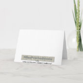 French Thank You, Embroidered Fabric サンキューカード (裏面)