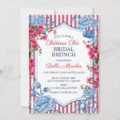 French Toile Bridal Shower, Garden Party, Bridal  招待状 (正面)