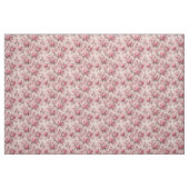 French Toile de Jouy Pink Floral Rococo Rose Theme ファブリック (ファットクウォーター)