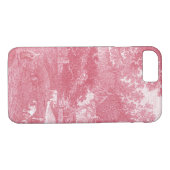 French Toile de Jouy Shabby Counryの景色 Case-Mate iPhoneケース (裏面(横))
