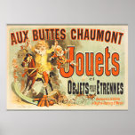 French Toy Joets Friends Poster ポスター<br><div class="desc">The Famous Joets Poster - Based on a poster from the 1880s by French  artist Jules Cheret,  this poster features a child on a rocking horse.</div>