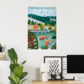 French Travel Art Poster print 1 ポスター (ホームオフィス)