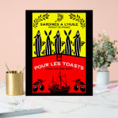 French Vintage Sardine Kitchen アクリルサイン (ウェディング)