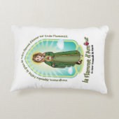 French WHT Bg Kids FOL Mary Icon + Unity Prayer  アクセントクッション (裏面)