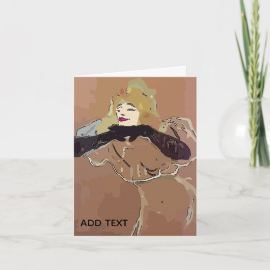 French Woamn カード (正面)