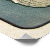 French Woman with Flowers ポスター (角)