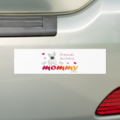 FrenchBulldogWtMommy バンパーステッカー (車上)