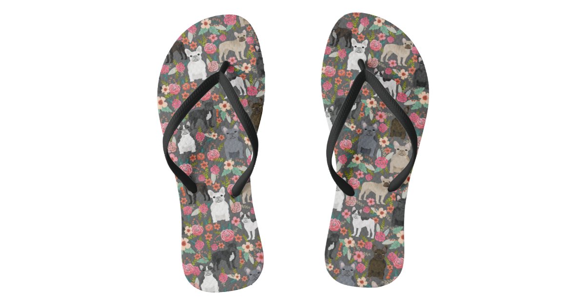 Frenchieの花の靴 フレンチ ブルドッグのスニーカー ビーチサンダル Zazzle Co Jp Frenchieの花の靴 フレンチ ブルドッグのスニーカー ビーチサンダル Zazzle Co Jp