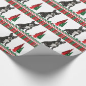 Frenchieのクリスマスの包装紙 ラッピングペーパー (角)