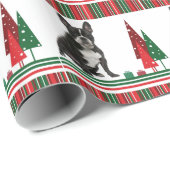 Frenchieのクリスマスの包装紙 ラッピングペーパー (ロールコーナー)