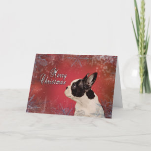 Frenchieのクリスマスカード シーズンカード