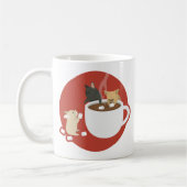 Frenchieのココア コーヒーマグカップ (左)