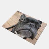 Frenchieのドア・マットの上で閉めて下さい ドアマット (アングル)