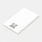 Frenchieのブルドッグのポスト・イット ポストイット (アングル)