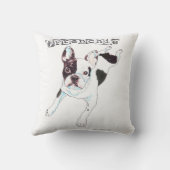 Frenchieの枕 クッション (裏面)