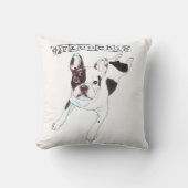 Frenchieの枕 クッション (正面)