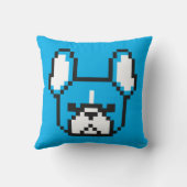 Frenchieの8ビット枕 クッション (裏面)