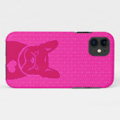 FRENCHIEの（紋章の）フラ・ダ・リのPnkのiPhone 5/5S堅いXtreme Case-Mate iPhoneケース (裏面(横))