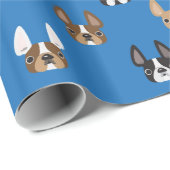 Frenchie及び友人の包装紙 ラッピングペーパー (ロールコーナー)