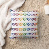 Frenchie愛、虹 クッション (ブランケット)