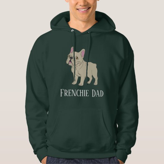 Frenchie Dad パーカ (正面)