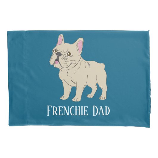 Frenchie Dad 枕カバー (正面)
