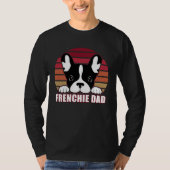 Frenchie Dad  Father s Day for French Bulldog Dadd Tシャツ (正面)