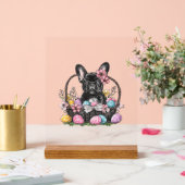 Frenchie Dog Easter Frenchie Dog Eggs Artwork T-Sh アクリルサイン (ウェディング)