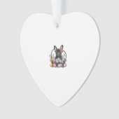 Frenchie Dog Easter Frenchie Dog Eggs Artwork T-Sh オーナメント (正面)