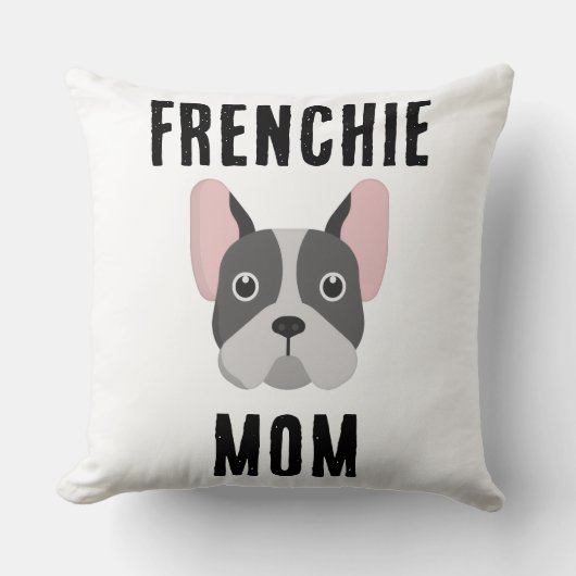 Frenchie French Bulldog Dad Dog Mom Dad Pet クッション (正面)