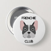 Frenchie French Bulldog Dog Lovers Mom Dad Pet 缶バッジ (正面&裏面)