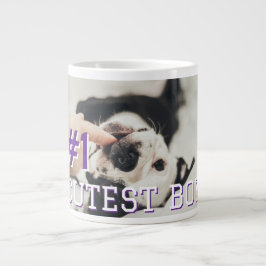 Frenchie French Bulldog PetLove Custom Picture Mug ジャンボコーヒーマグカップ
