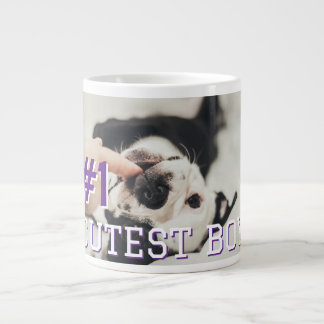 Frenchie French Bulldog PetLove Custom Picture Mug ジャンボコーヒーマグカップ