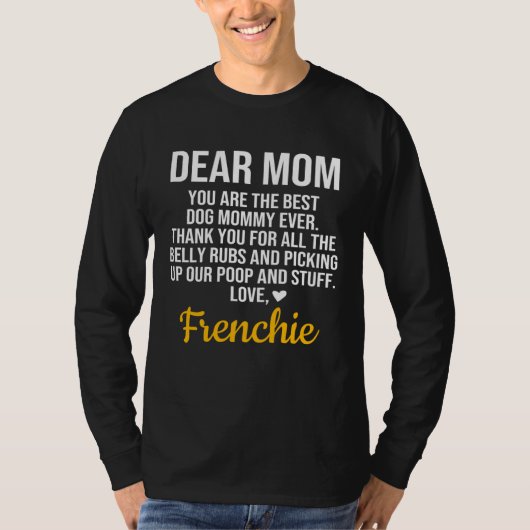 Frenchie  Frenchie Mama Tシャツ (正面)