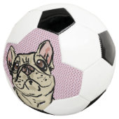 Frenchie Hearts サッカーボール (3/4)