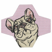 Frenchie Hearts サッカーボール (フラット)