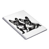 Frenchie Journal、Bulldog フランスの Journal ノートブック (右側)