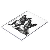 Frenchie Journal、Bulldog フランスの Journal ノートブック (左側)