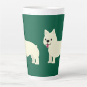 Frenchie Lover カフェラテマグ (正面)