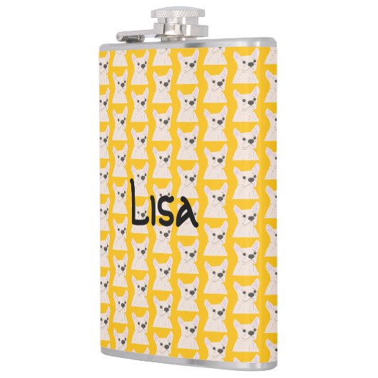 Frenchie Lover フラスク (左)