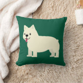 Frenchie Lover Green クッション (ブランケット)