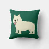 Frenchie Lover Green クッション (裏面)