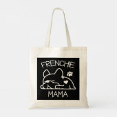 Frenchie Mama T Bulldog フランスの for women wife トートバッグ (裏面)
