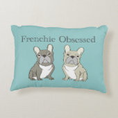 Frenchie obsessed アクセントクッション (裏面)