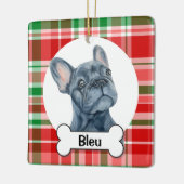 Frenchie Ornament, French Bulldog  セラミックオーナメント (左)