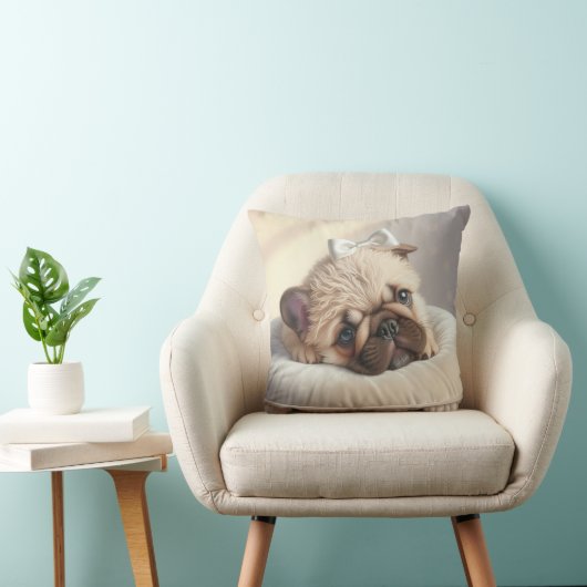Frenchie Pillow クッション (椅子)